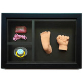 قاب تندیس و یادگاری پستانک بند ناف و دستبند بیمارستان