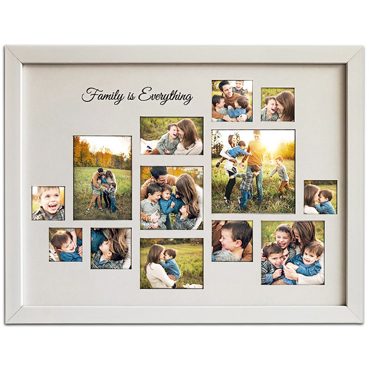تابلو پازلی 13 عکس Family is Everything سایز 30*40 برند نی نی تندیس