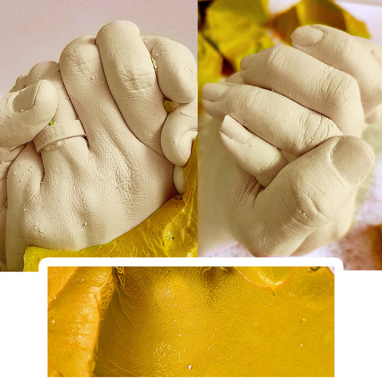 پکیج قالبگیری و ساخت تندیس دستان زوج برند نی نی تندیس