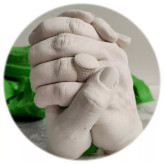 مواد لازم برای ساخت تندیس دست زوج ninitandis