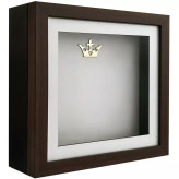 قاب فریم قهوه ای تندیس دست و پای نوزاد