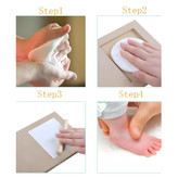 مراحل ساخت اثر دست و پای کودک