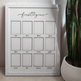 قاب ماهگرد نوزاد نی نی تندیس 12 عکسی