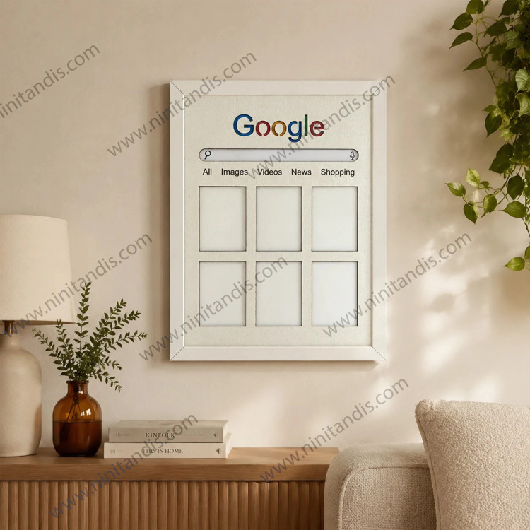 قاب عکس دکوراتیو طرح سرچ گوگل مناسب هدیه سالگرد