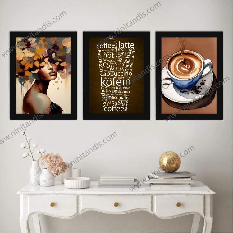 تابلو دکوری کافه مینیمال شیک در تهران